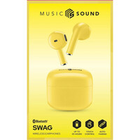 Cellular Line sonido AURICULAR BT TWS SWAG MS AMARILLO 01