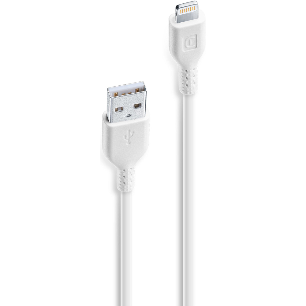 Cellular Line varios electrónica CABLE USB-A A LIGHTING 60CM BLANCO 01