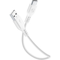 Cellular Line varios electrónica CABLE USB-A USB-C 60CM BLANCO vista frontal