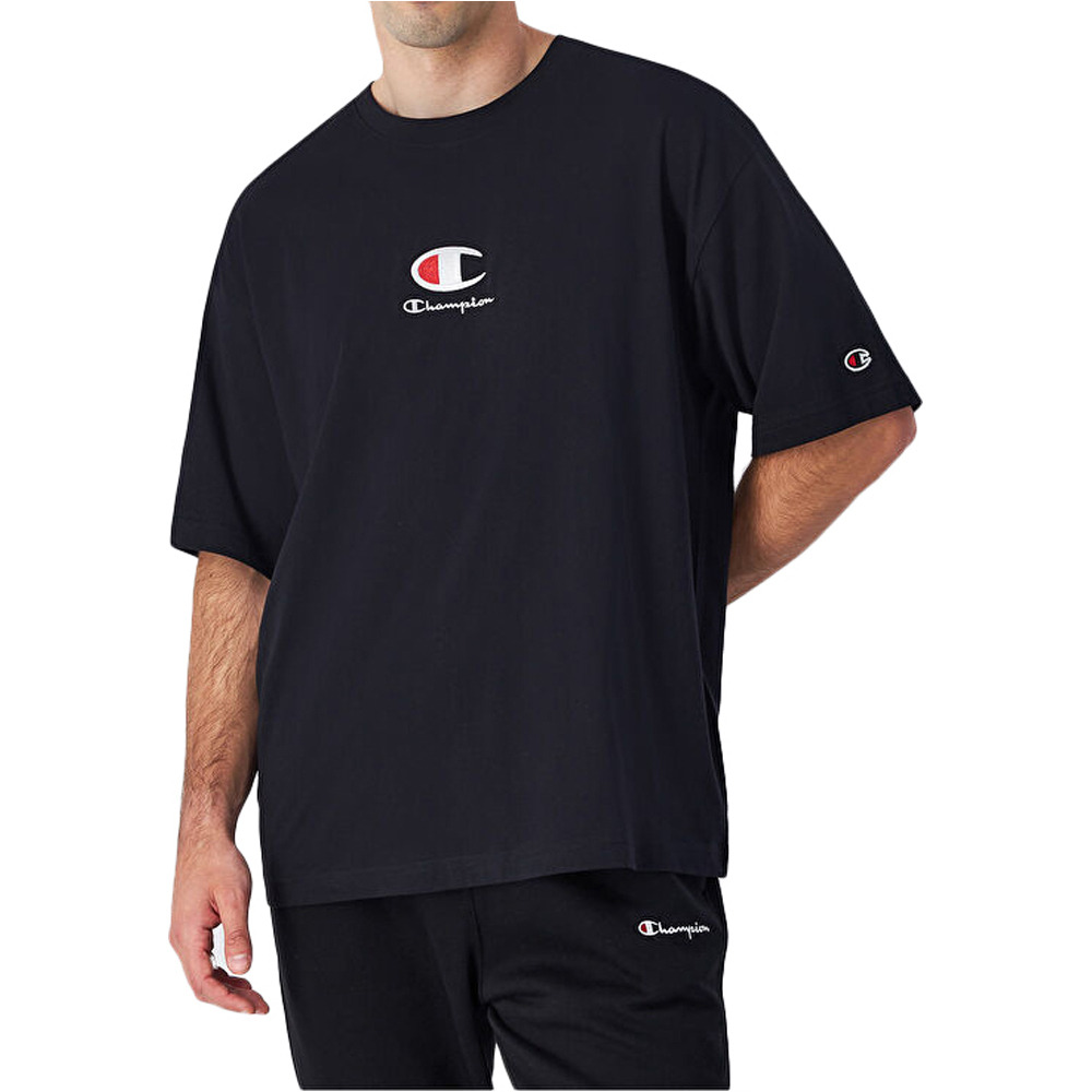 Champion camiseta manga corta hombre tee new logo vista frontal