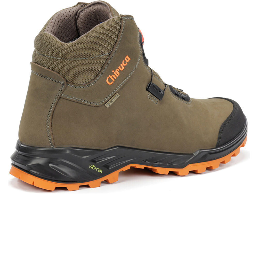 Chiruca bota montaña cuero hombre ALANO FORCE Boa Hi Vis 08 GORE-TEX vista superior