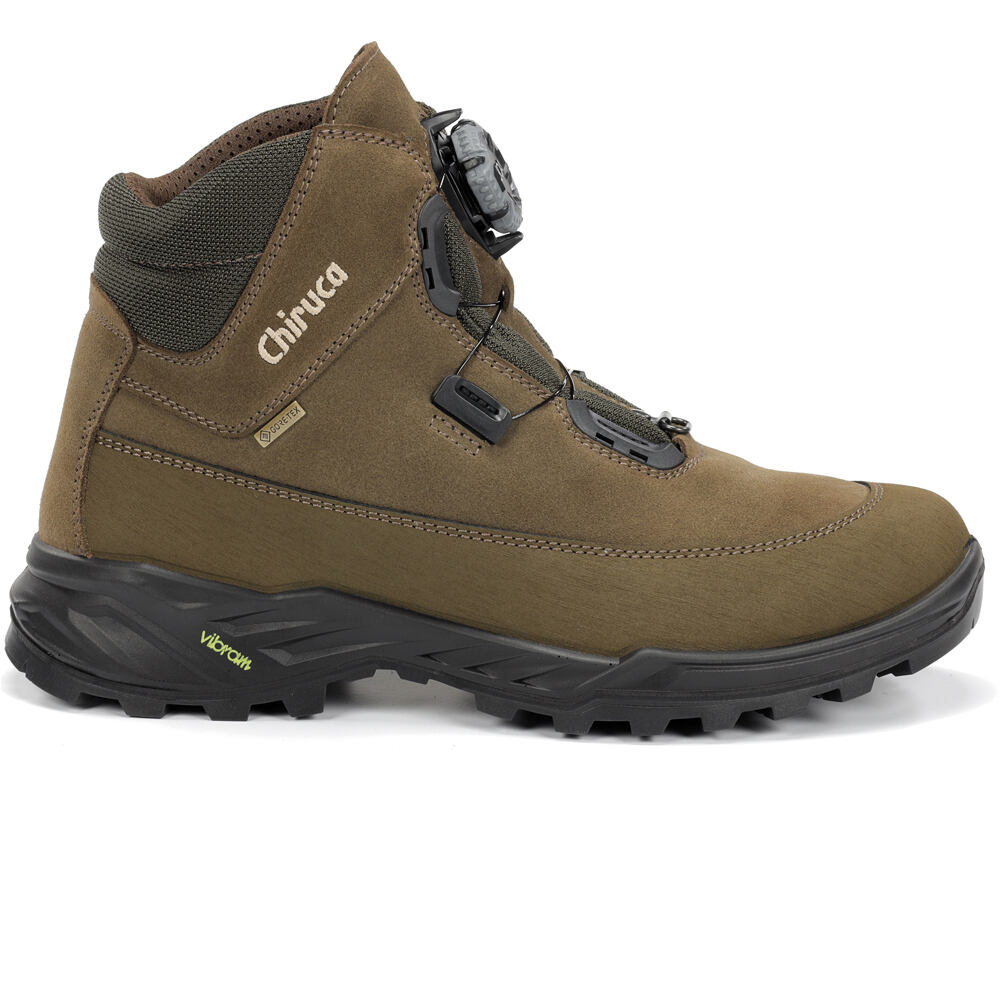 Chiruca bota montaña cuero hombre CARES Boa 11 BANDELETA GORE-TEX lateral exterior