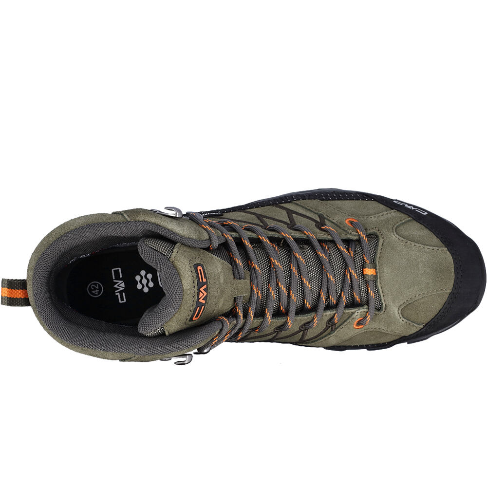 Cmp bota trekking hombre RIGEL MID TREKKING SHOES WP vista trasera