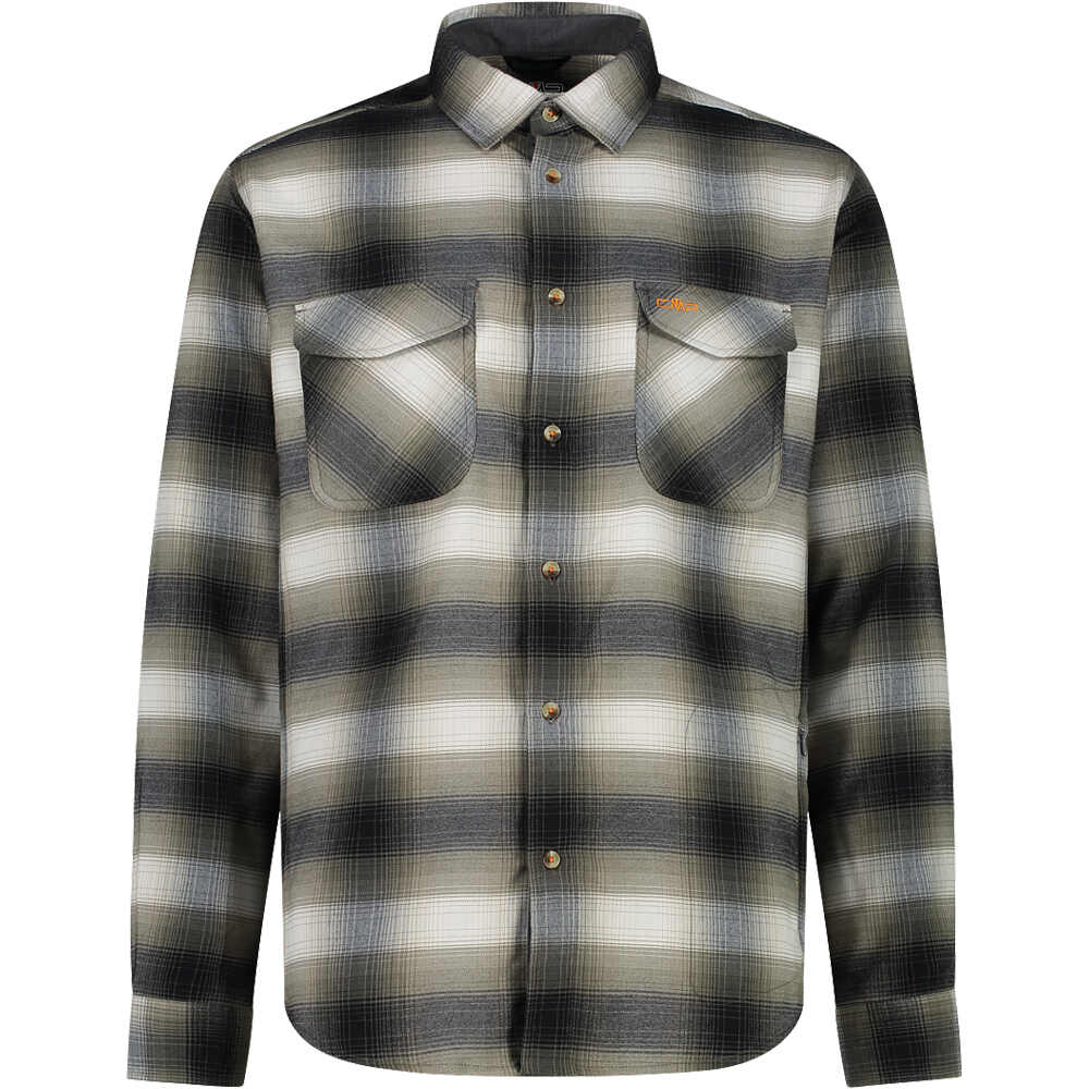 Cmp camisa montaña manga larga hombre MAN SHIRT vista frontal