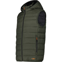 Cmp chaleco outdoor hombre MAN VEST SNAPS HOOD vista detalle