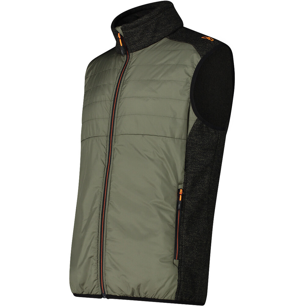 Cmp chaleco polar hombre MAN VEST HYBRID vista detalle