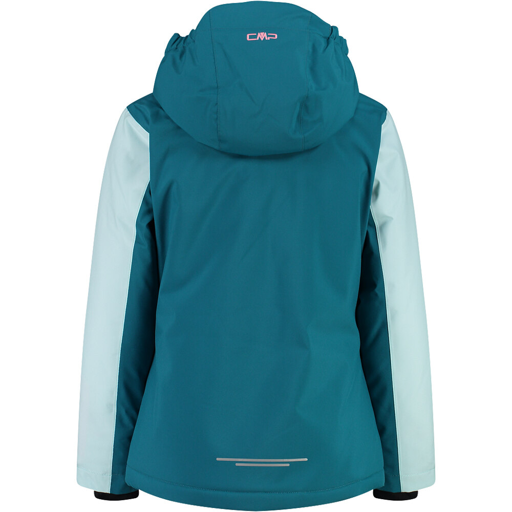 Cmp chaqueta esquí infantil KID G JACKET SNAPS HOOD vista trasera