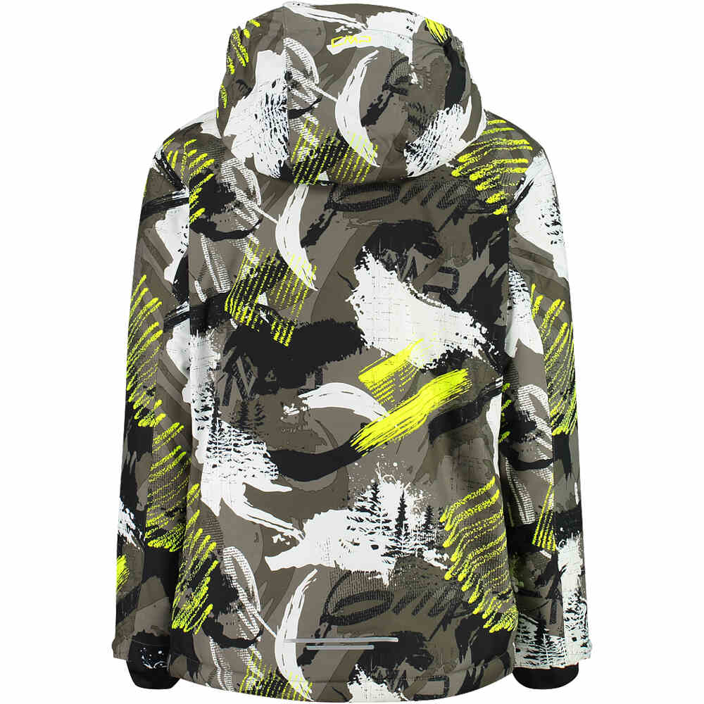 Cmp chaqueta esquí infantil KID JACKET SNAPS HOOD vista trasera