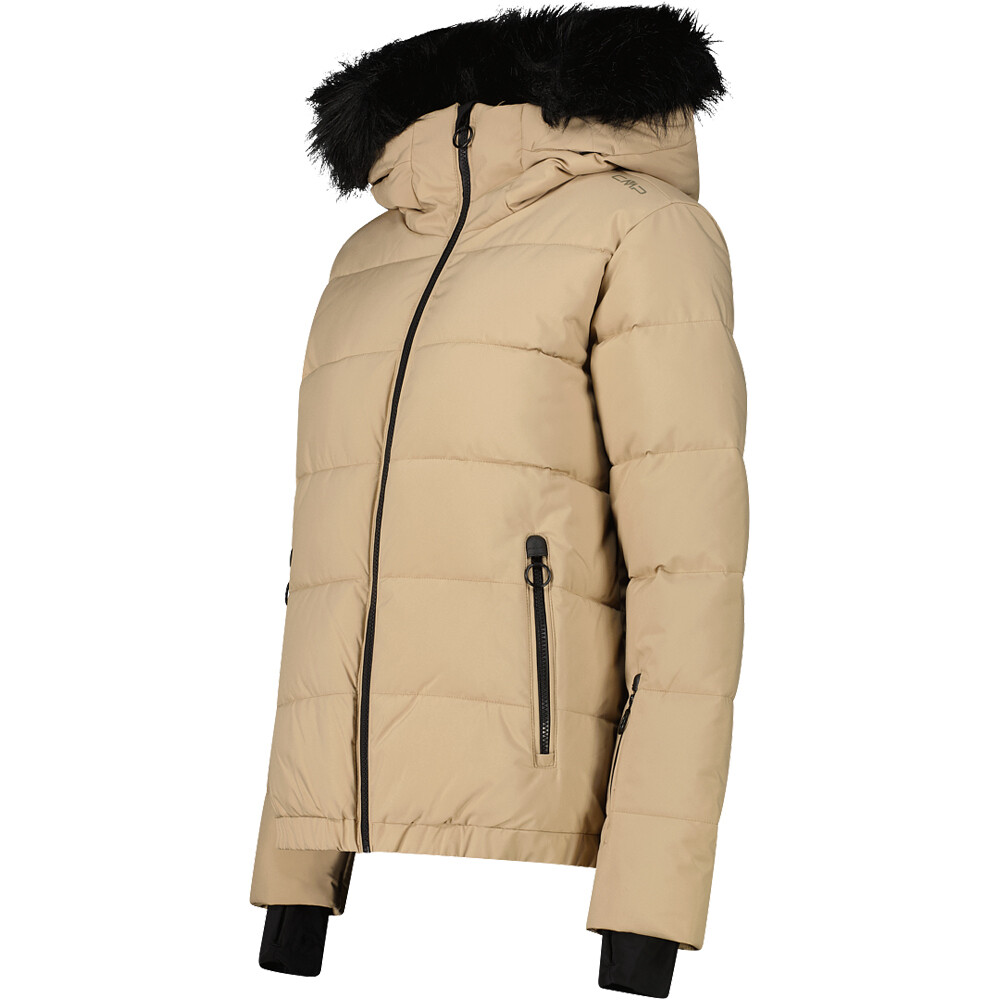 Cmp chaqueta esquí mujer WOMAN JACKET FIX HOOD vista detalle