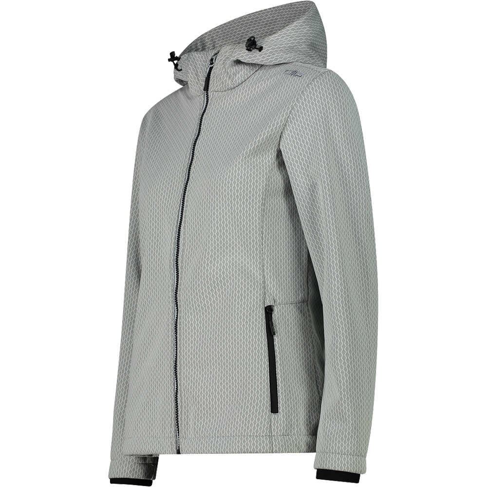 Cmp chaqueta impermeable mujer WOMAN JACKET FIX HOOD vista detalle