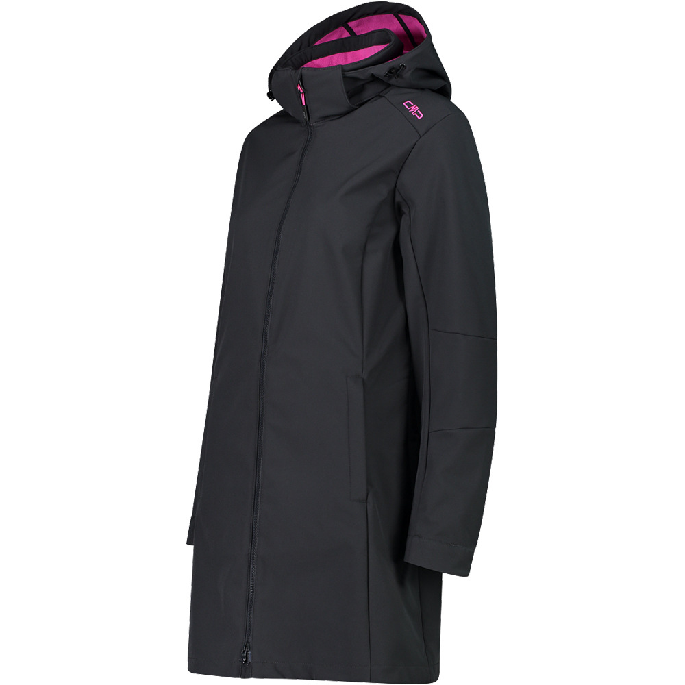 Cmp chaqueta impermeable mujer WOMAN PARKA ZIP HOOD vista detalle