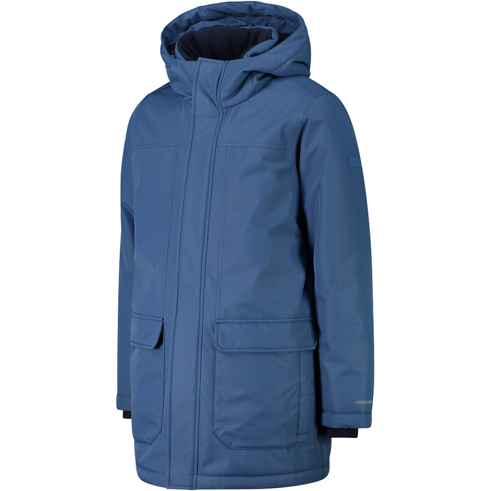 Cmp chaqueta impermeable niño KID JACKET LONG FIX HOOD vista detalle