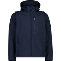 MAN JACKET ZIP HOOD WITH DETACHABLE SLEEVES