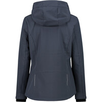 Cmp chaqueta softshell mujer WOMAN JACKET ZIP HOOD vista trasera