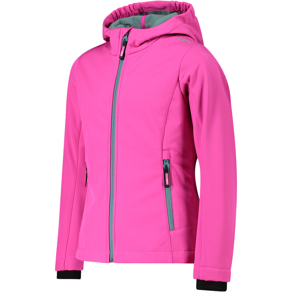 Cmp chaqueta softshell niño KID G JACKET FIX HOOD vista detalle