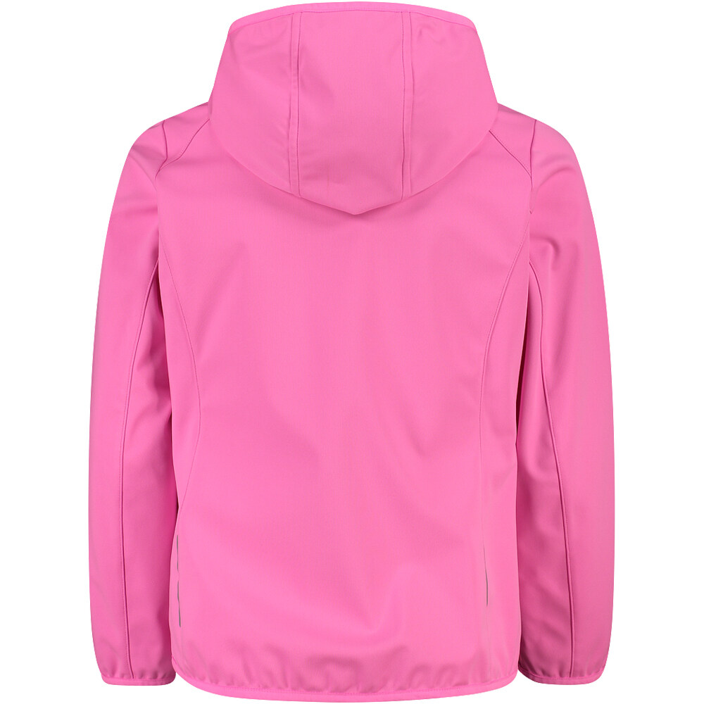 Cmp chaqueta softshell niño KID G JACKET FIX HOOD vista trasera