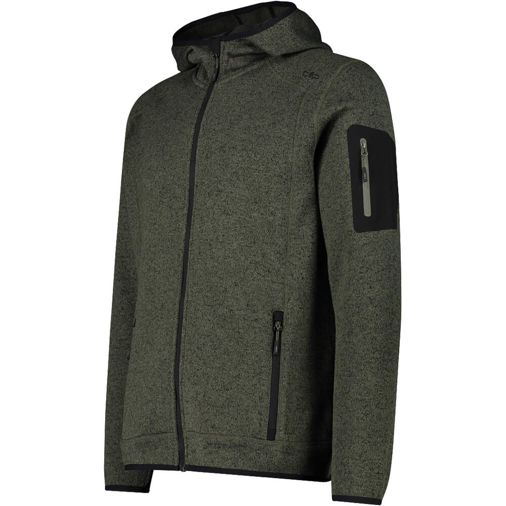 Cmp forro polar hombre MAN JACKET FIX HOOD vista detalle