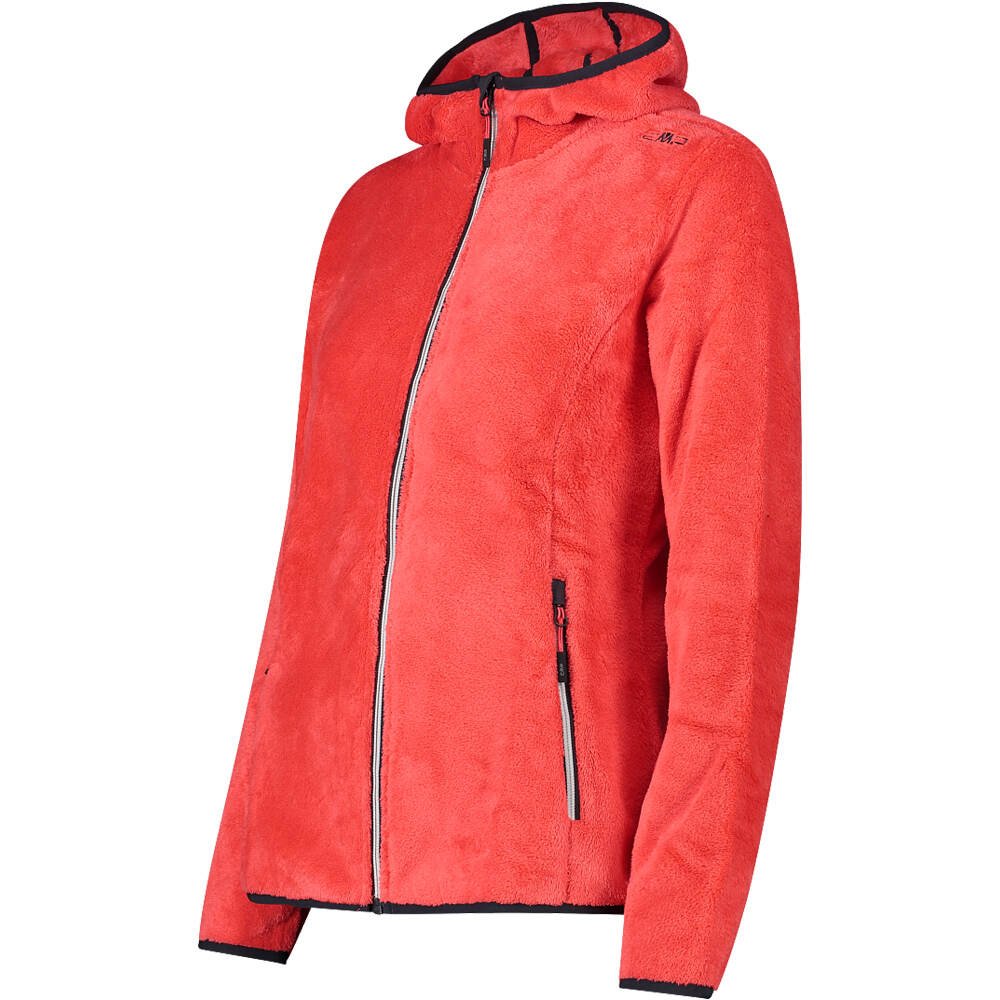 Cmp forro polar mujer WOMAN JACKET FIX HOOD vista detalle