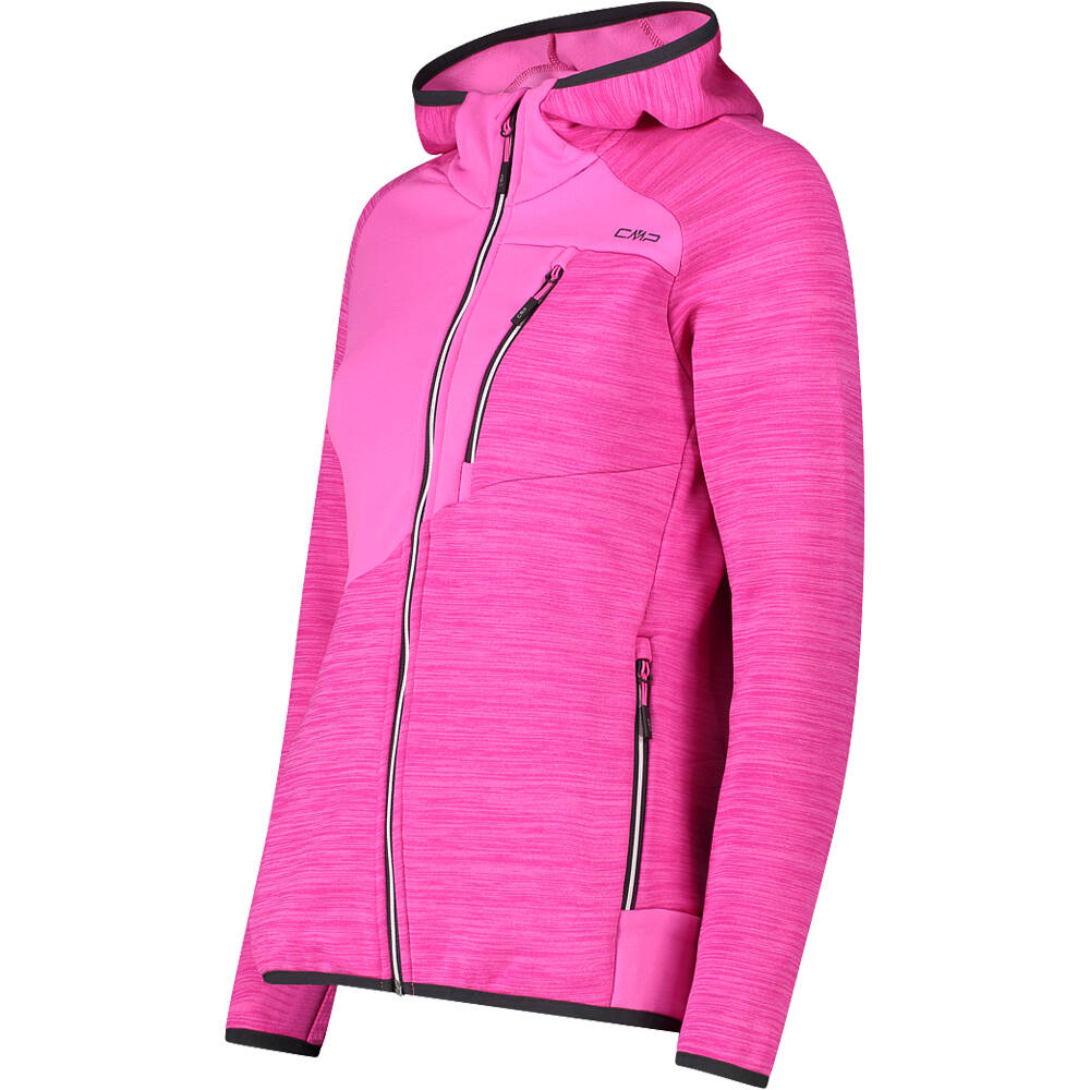 Cmp forro polar mujer WOMAN JACKET FIX HOOD vista detalle