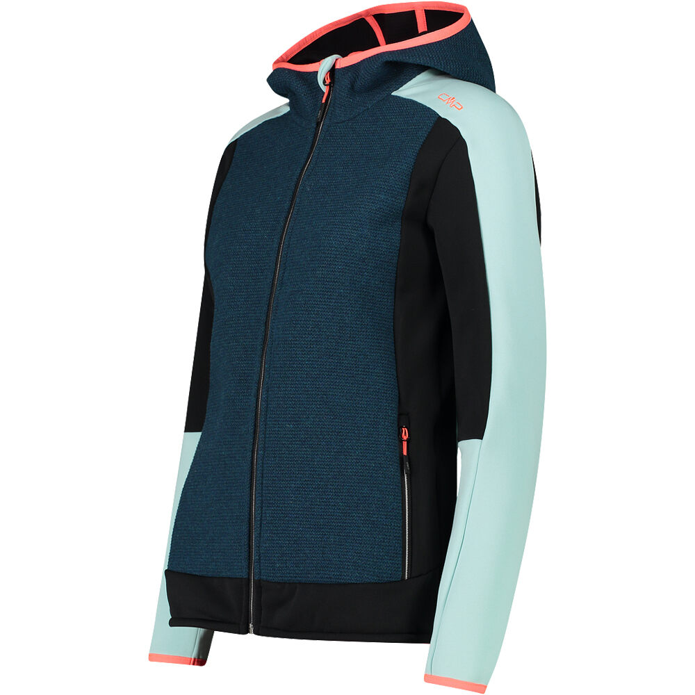 Cmp forro polar mujer WOMAN JACKET FIX HOOD vista detalle