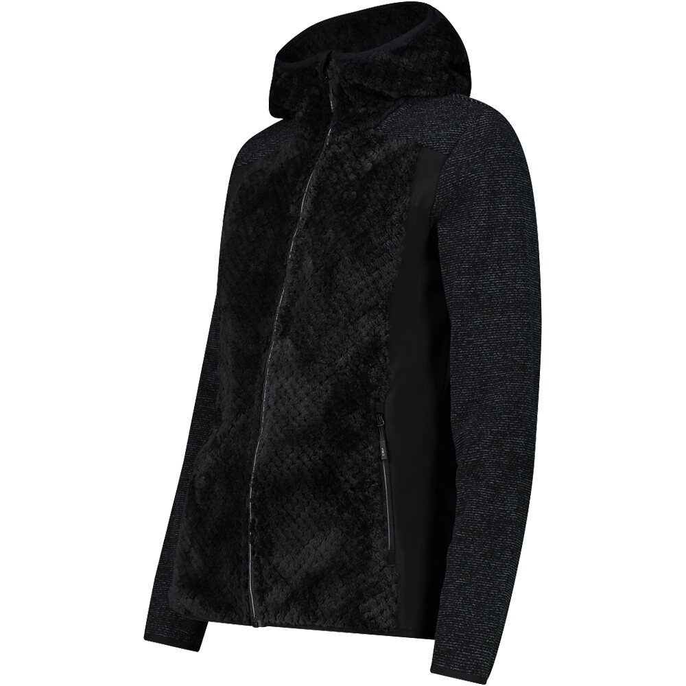 Cmp forro polar mujer WOMAN JACKET FIX HOOD vista detalle