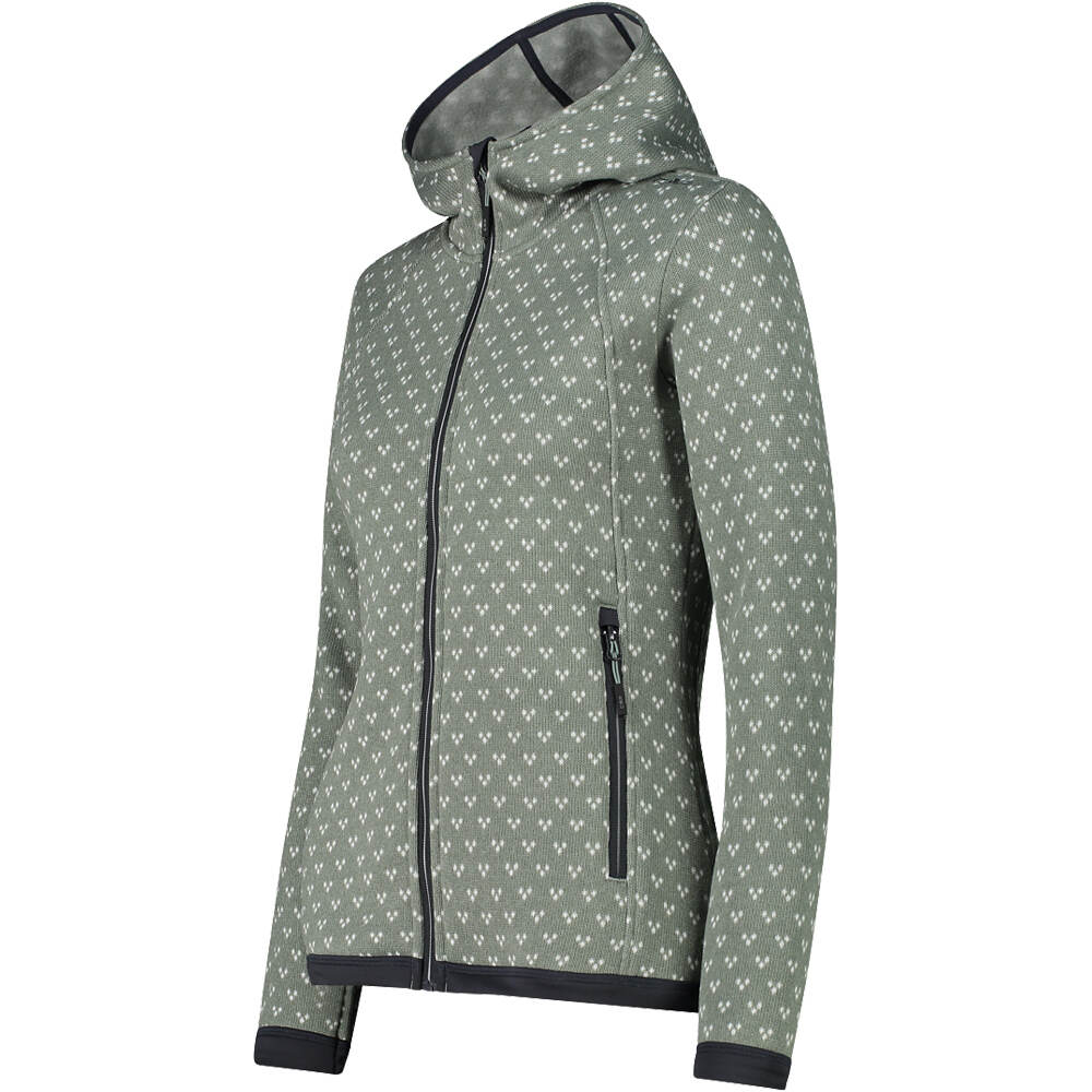 Cmp forro polar mujer WOMAN JACKET FIX HOOD vista detalle