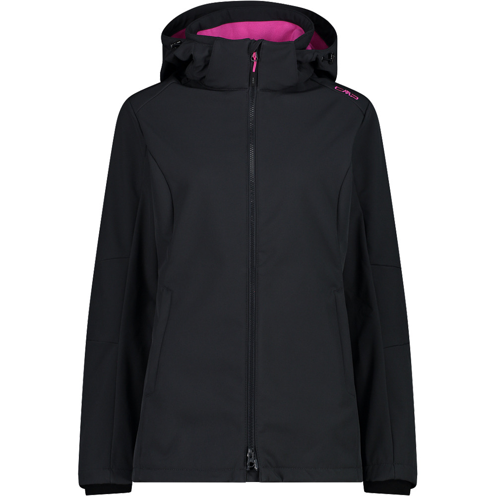 Cmp forro polar mujer WOMAN JACKET ZIP HOOD vista frontal