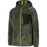 Cmp forro polar niño KID JACKET FIX HOOD vista detalle