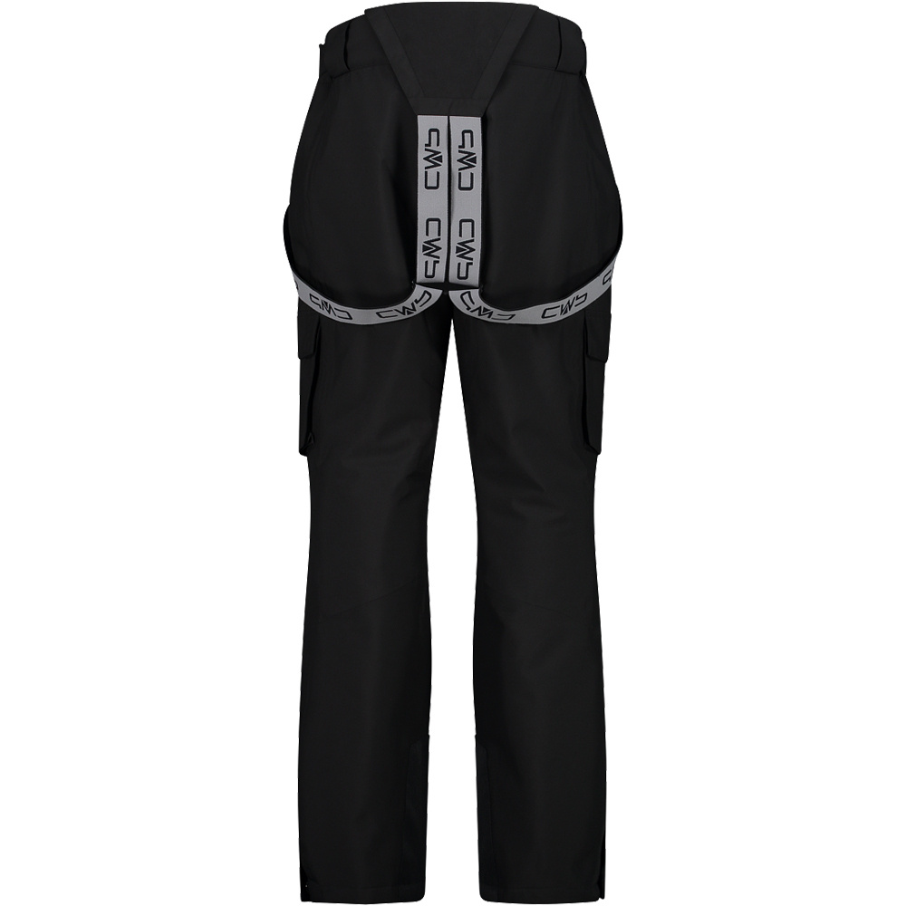 Cmp pantalones esquí hombre MAN SALOPETTE CARGO vista trasera