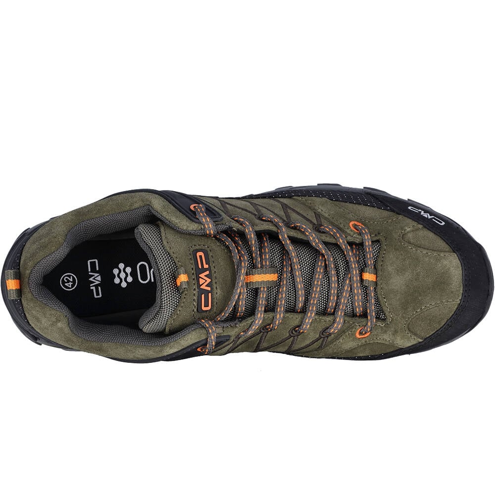 Cmp zapatilla trekking hombre RIGEL LOW TREKKING SHOES WP vista trasera