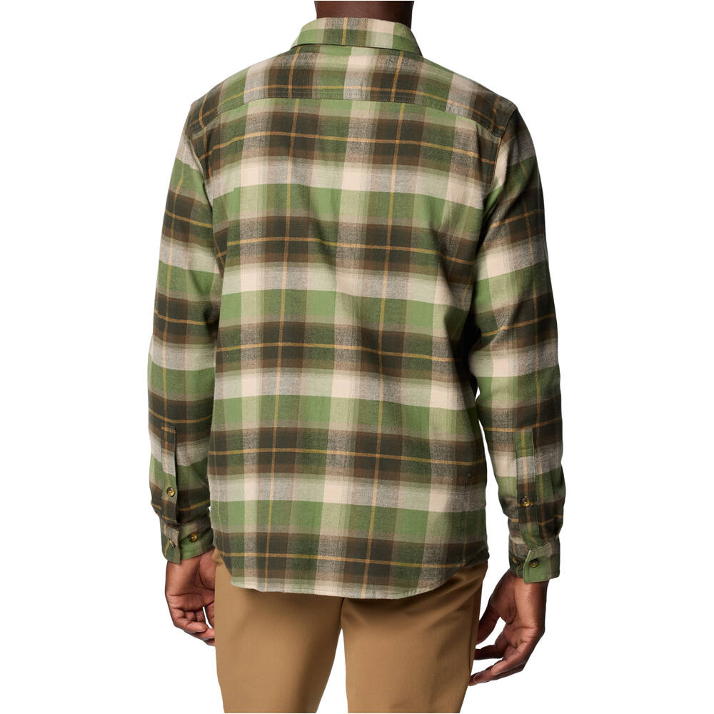 Columbia camisa montaña manga larga hombre Cornell Woods Flannel Long Sleeve Shirt vista trasera