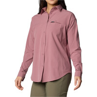 Columbia camisa montaña manga larga mujer Boundless Trek Layering LS II vista detalle