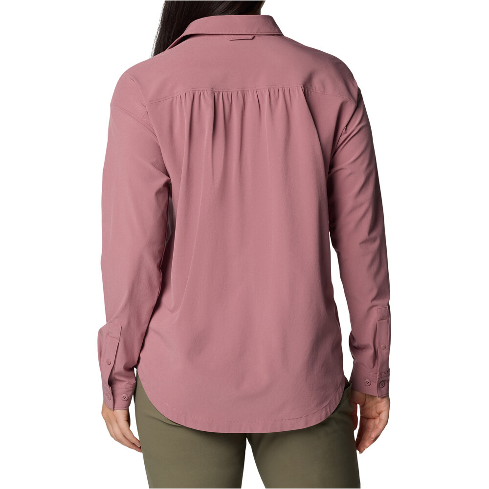 Columbia camisa montaña manga larga mujer Boundless Trek Layering LS II vista trasera