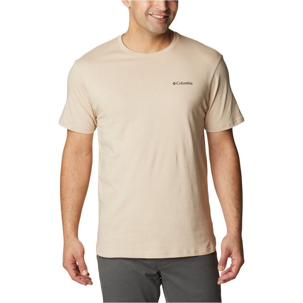 Columbia camiseta montaña manga corta hombre Barton Springs SS Graphic Tee vista frontal