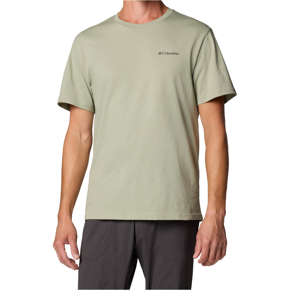 Columbia camiseta montaña manga corta hombre Barton Springs SS Graphic Tee vista frontal