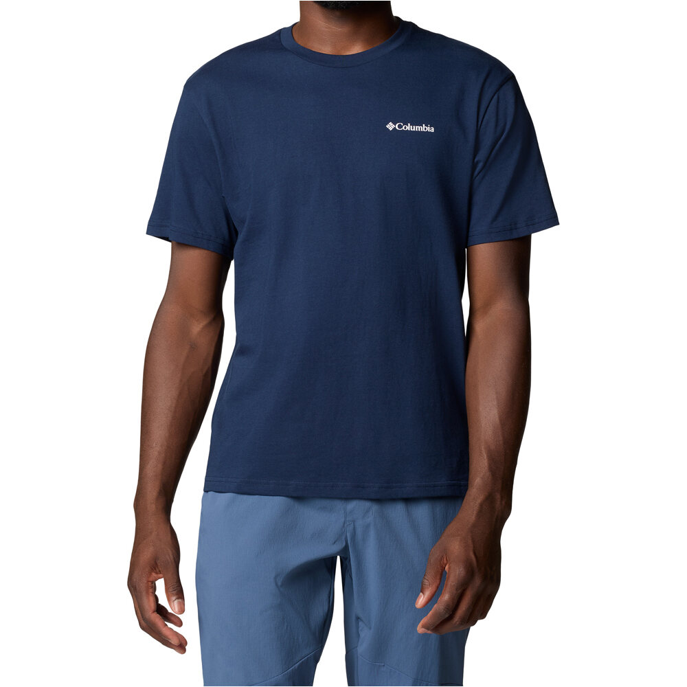 Columbia camiseta montaña manga corta hombre Barton Springs SS Graphic Tee vista frontal