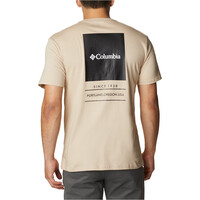 Columbia camiseta montaña manga corta hombre Barton Springs SS Graphic Tee vista trasera