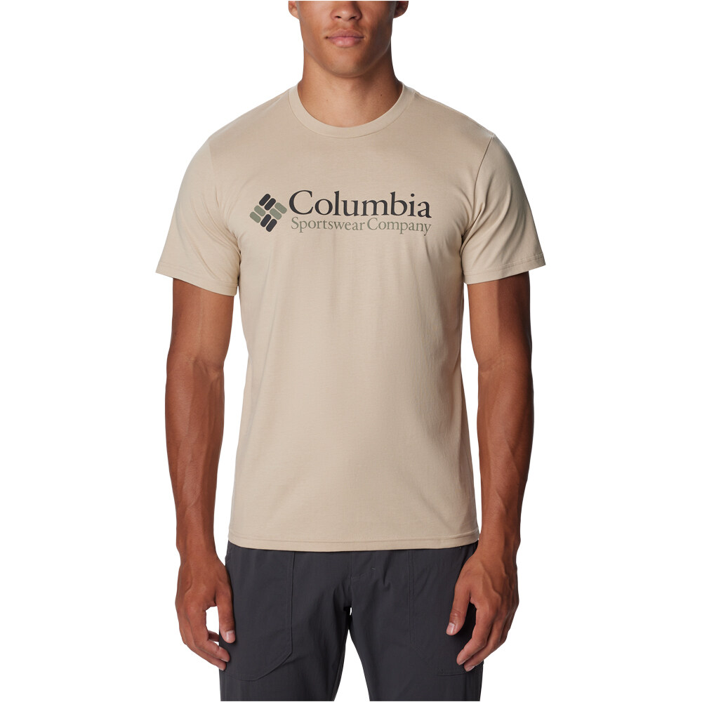 Columbia camiseta montaña manga corta hombre CSC Basic Logo Short Sleeve vista frontal