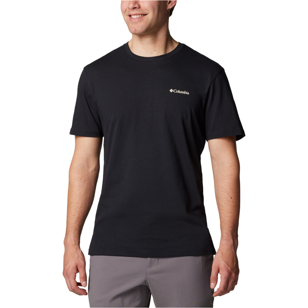 Columbia camiseta montaña manga corta hombre North Cascades Short Sleeve Tee vista frontal