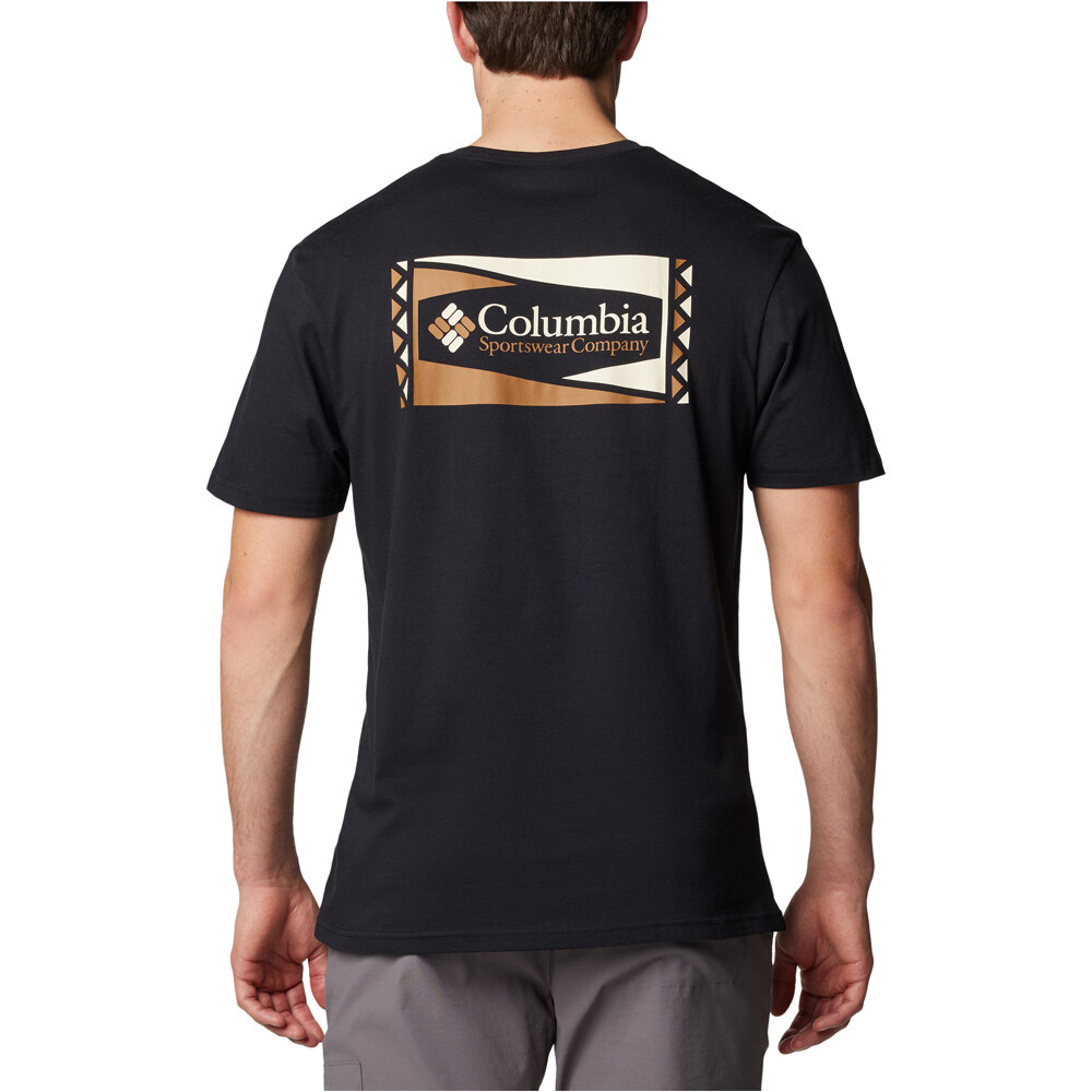 Columbia camiseta montaña manga corta hombre North Cascades Short Sleeve Tee vista trasera