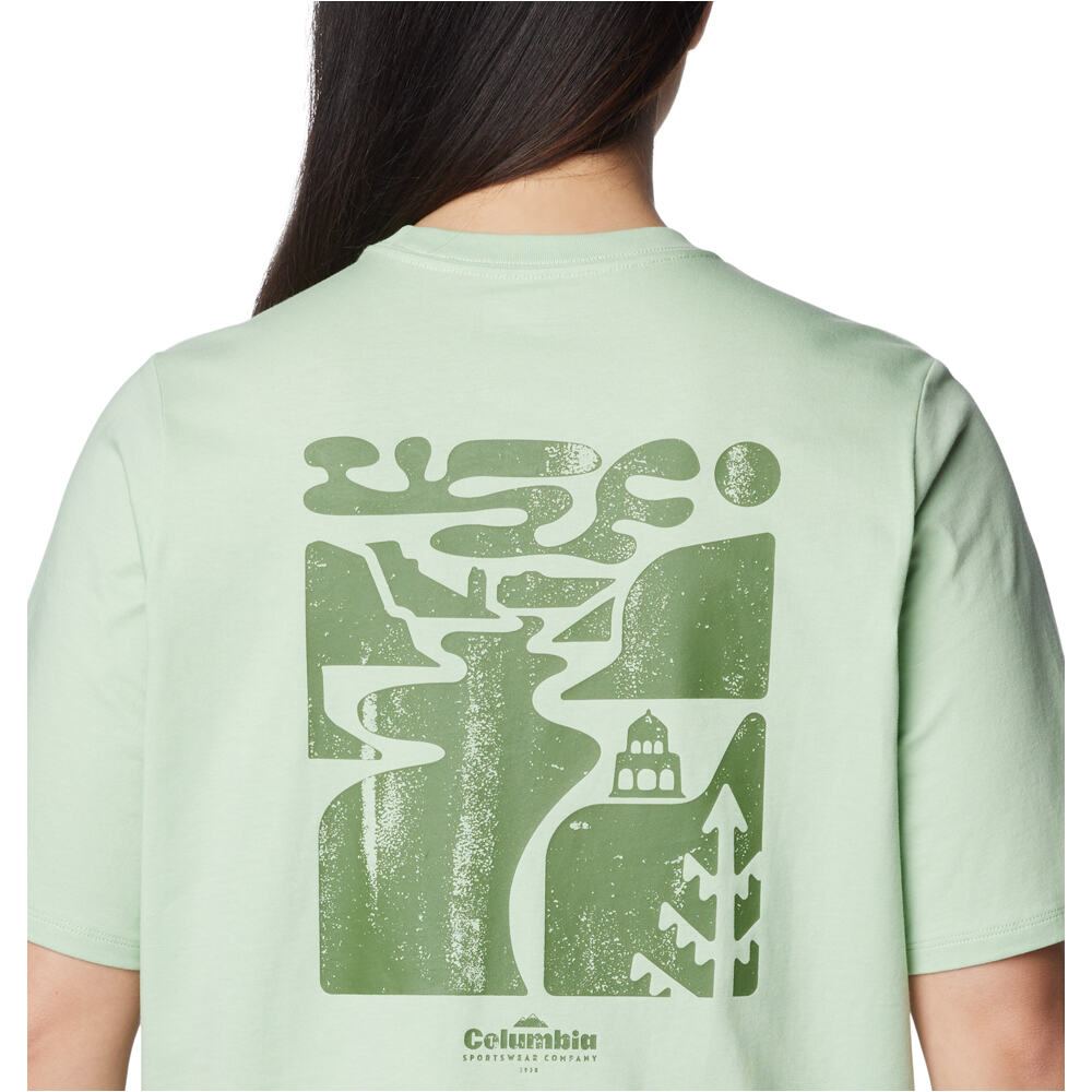 Columbia camiseta montaña manga corta mujer North Cascades Graphic SS Tee 04