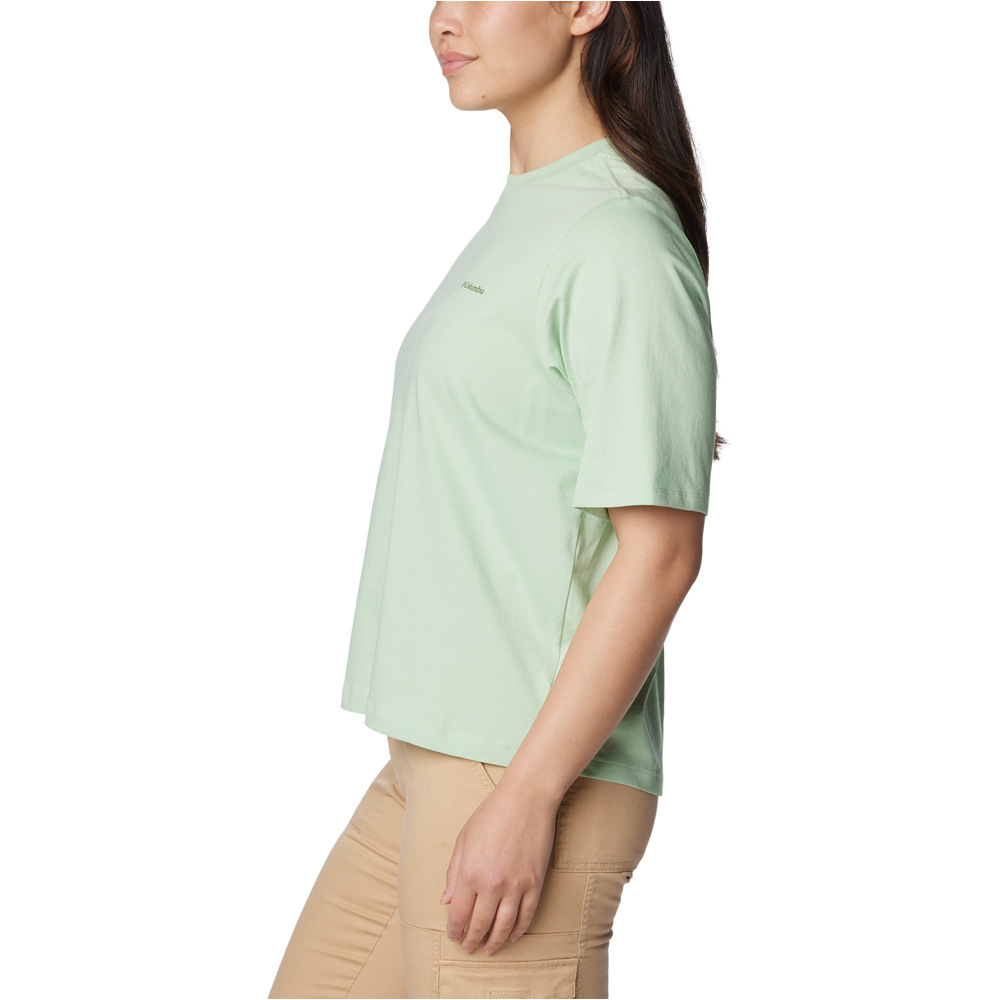 Columbia camiseta montaña manga corta mujer North Cascades Graphic SS Tee vista detalle