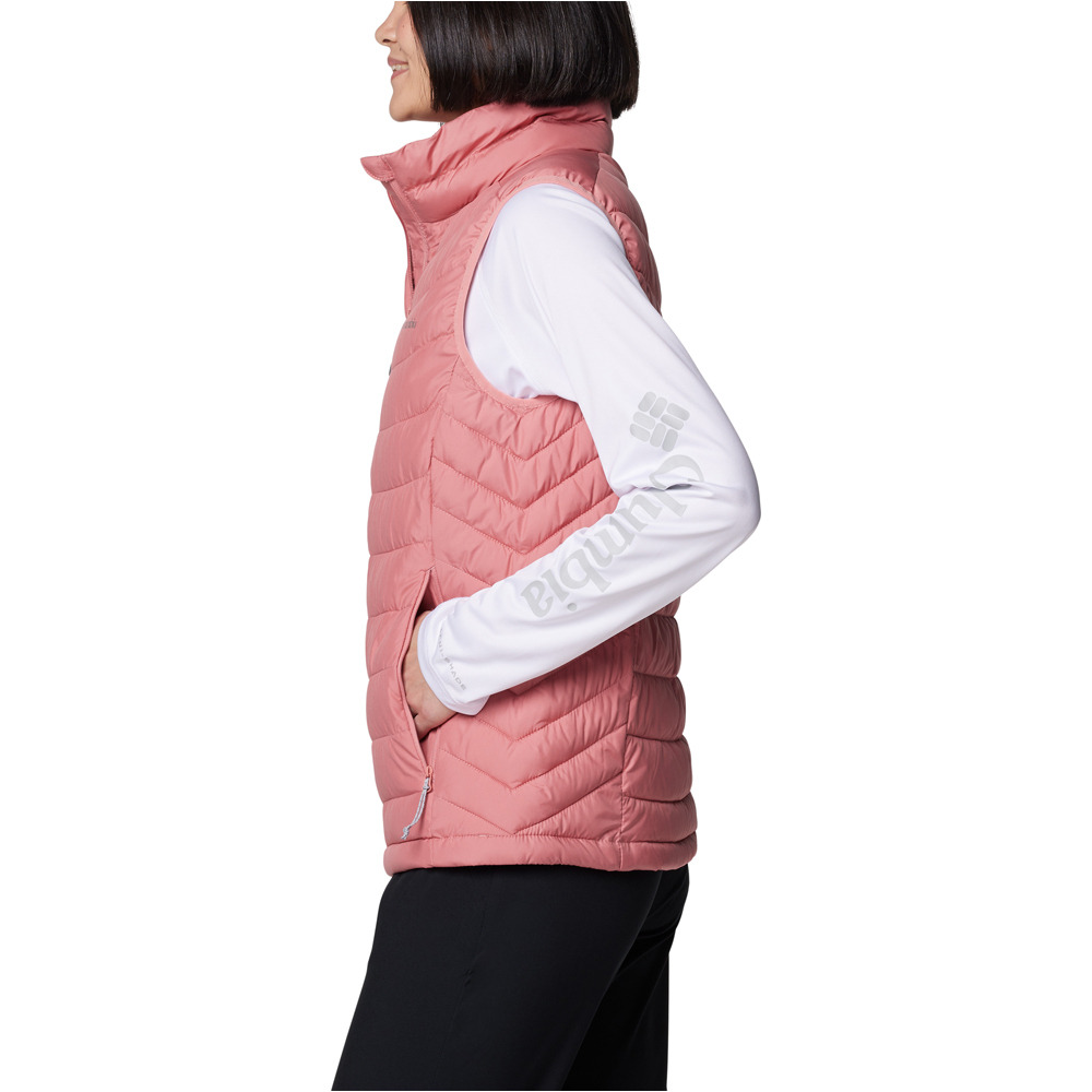 Columbia chaleco outdoor mujer Powder Lite II Vest vista detalle