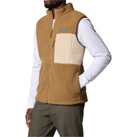 Columbia chaleco polar hombre Mountainside Vest vista detalle