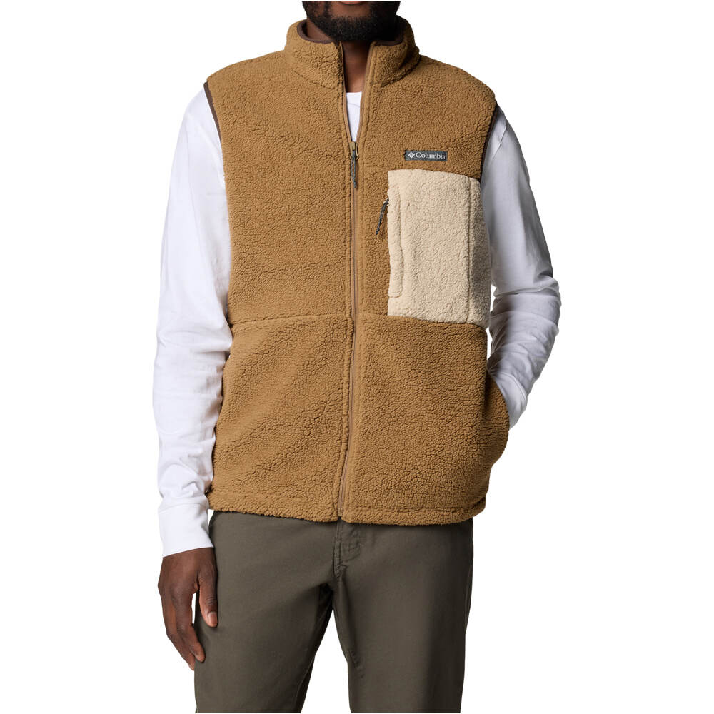 Columbia chaleco polar hombre Mountainside Vest vista frontal