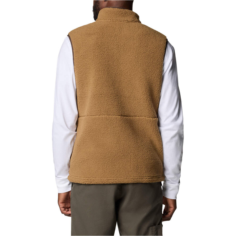 Columbia chaleco polar hombre Mountainside Vest vista trasera