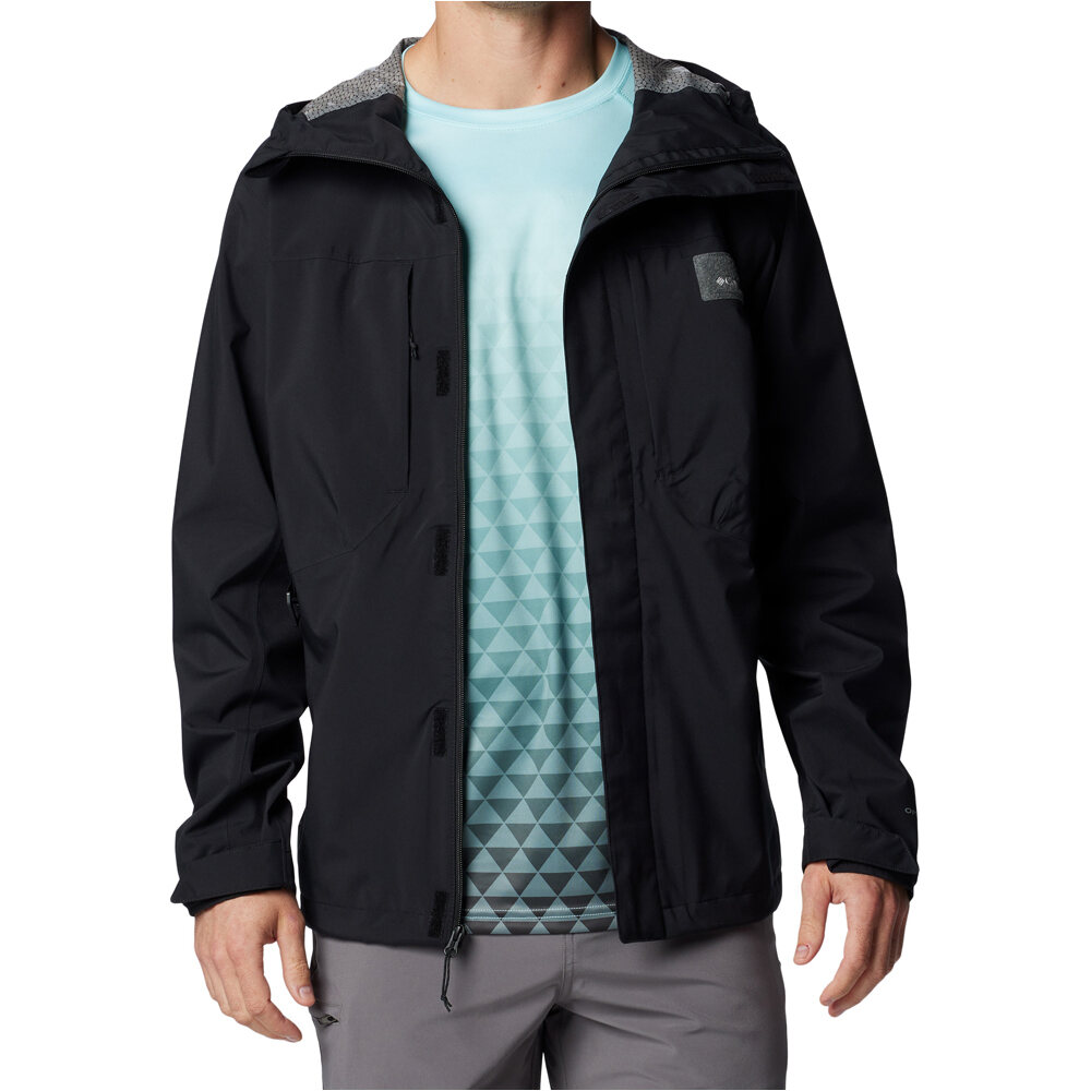 Columbia chaqueta impermeable hombre PFG Mackenzie River Jacket vista detalle