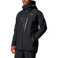 Columbia chaqueta impermeable hombre Platinum Peak II 3L Shell vista detalle