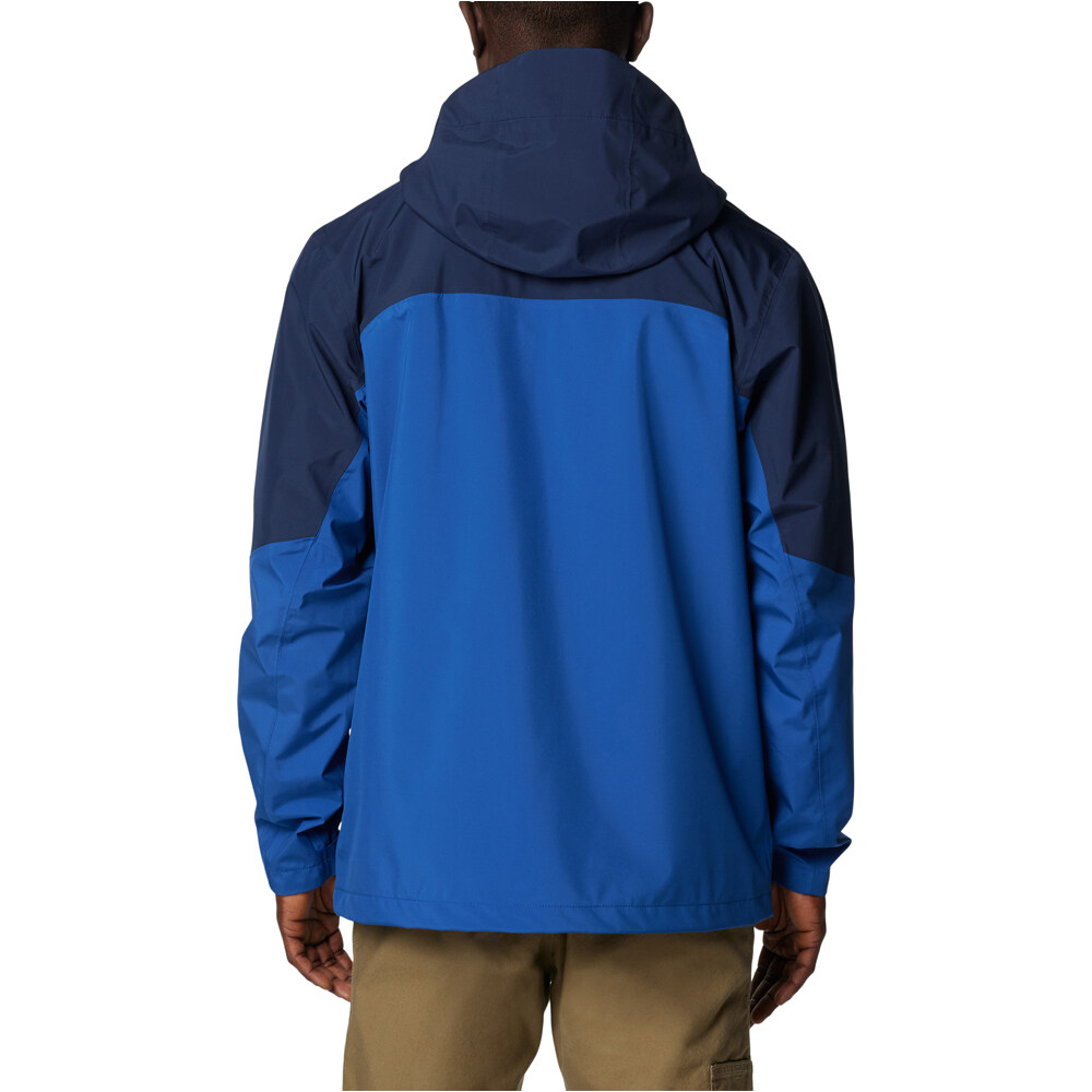 Columbia chaqueta impermeable hombre Wahkeena Falls 3L Shell vista trasera