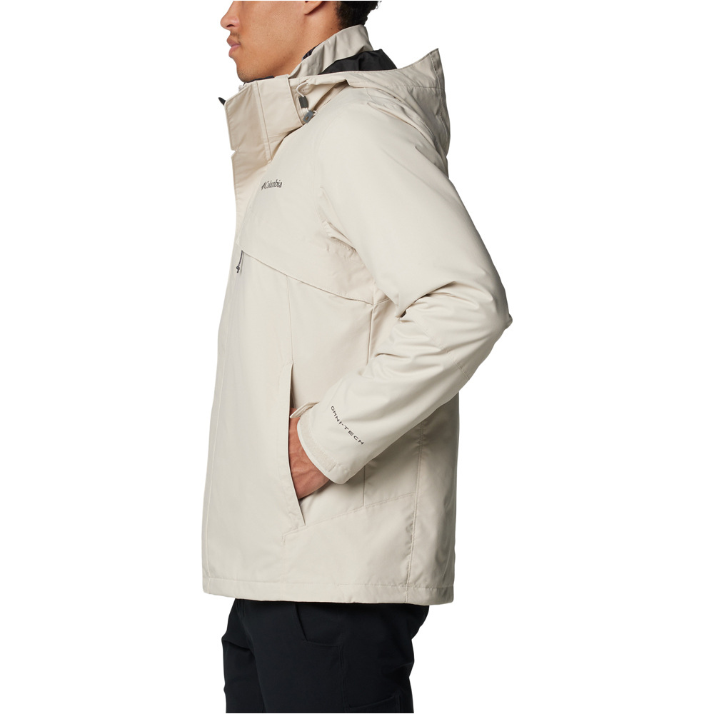 Columbia chaqueta impermeable insulada hombre Bugaboo III Fleece Interchange Jacket vista detalle